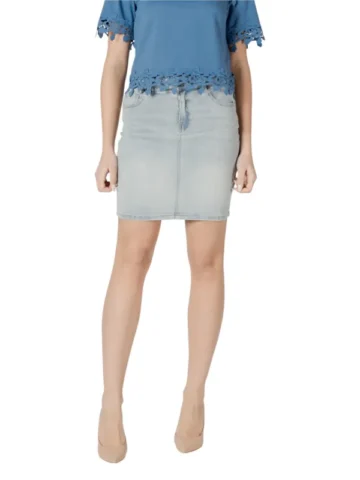 Morgan De Toi Damen Rock Azurblau Elegante Optik, Größe 42