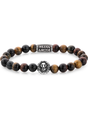 Rebel & Rose Armband Who's afraid of the Tiger RR-8L028-S-L Herren