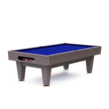 Stradivari Billardtisch "Nero", EuroSpeed, Blau, 8 ft (Spielfeld 224x112 cm)