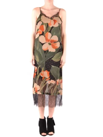 Twin-set Simona Barbieri Damen Kleid Blau Premium Design, Größe 40_IT