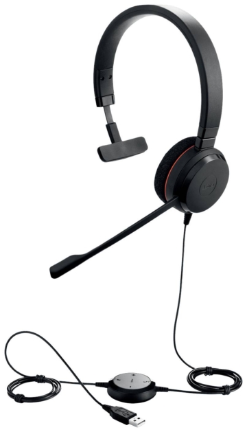 Jabra Headset Evolve 20 MS Mono USB NC schnurgebunden
