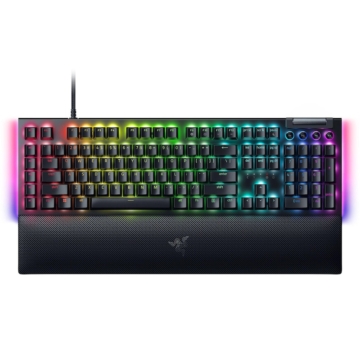 RAZER BlackWidow V4 Mechanische Gaming-Tastatur, Yellow Switches (Linear/Leise), Powerd by Razer Chroma™ RGB