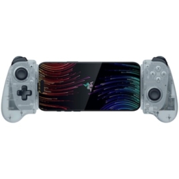 RAZER Kishi V3 Phantom White Edition USB-C Gaming Controller für/ab iPhone(s) 15 & Android Smartphones