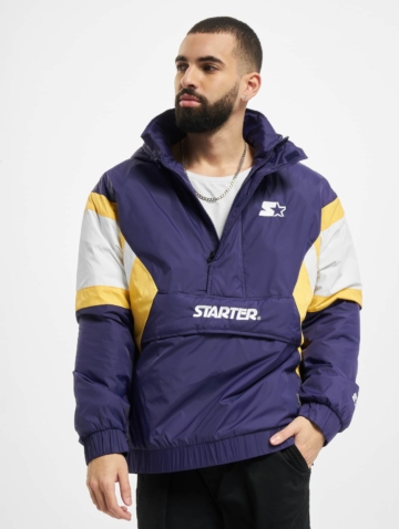 Starter Color Block Half Zip Retro Jacket