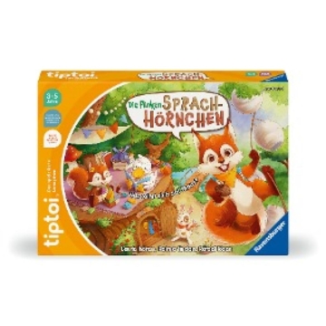 Kneisel, Janet: Ravensburger tiptoi Spiel 00203 - Die flinken Sprach-Hörnchen - Lernspiel ab 3 Jahren, für 1-4 Spieler