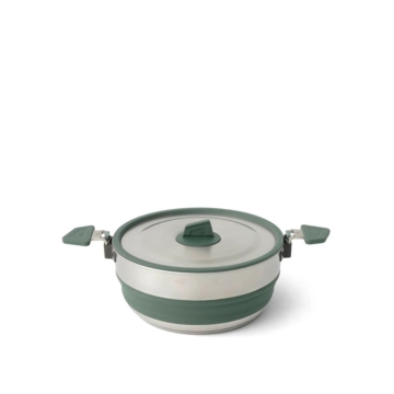 SEATOSUMMIT Detour Stainless Steel Collapsible Pot - Zusammenfaltbarer Campingtopf mit Edelstahl