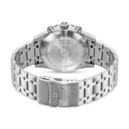 AIRMAN FIRST CLASS Herren Armbanduhr Chronograph Edelstahl Schwarz 42mm - Swiss Made