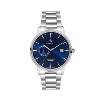 East Hill, 43mm, silber/blau