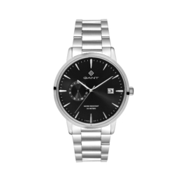 East Hill, 43mm, silber/schwarz