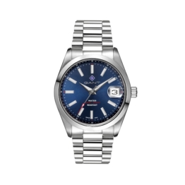 Eastham, 42mm, silber/blau
