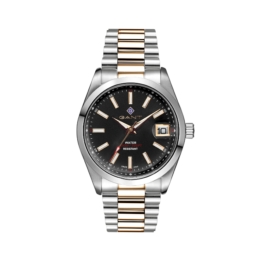 Eastham, 42mm, silbergold/schwarz