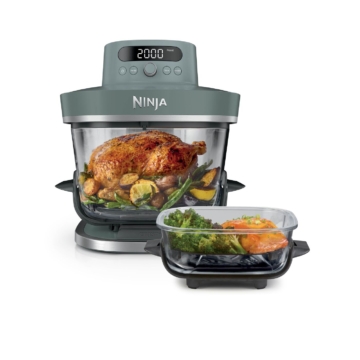 Ninja CRISPi PRO 7-in-1 Glas-Air-Fryer - Graugrün AS101EUGY