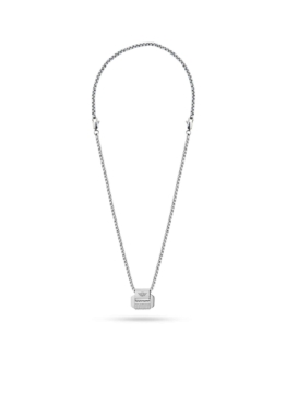 Police Herren Kette Silber 50 cm Edelstahl Halskette Herrenkette Silberkette