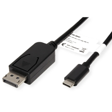 ROLINE 4K@60Hz USB-C auf DisplayPort - VideokabelSehr gut - AfB-refurbished