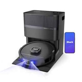 Shark PowerDetect UV Reveal 2-in-1 Saug- und Wischroboter – Schwarz in Schwarz | RV3000XEEU | von SharkNinja