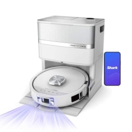 Shark PowerDetect UV Reveal 2-in-1 Saug- und Wischroboter – Weiß in Weiß | RV3000XEEUWH | von SharkNinja