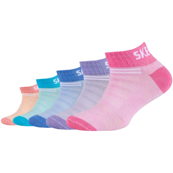 Skechers  Sportstrümpfe Mesh Ventilation Quarter Boys and Grils 5PPK Socks