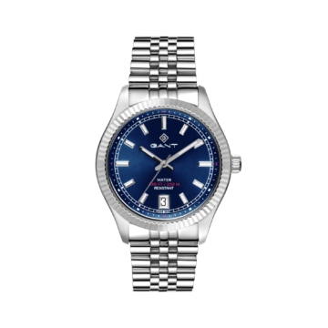 Sussex 44, 43,5mm, silber/blau