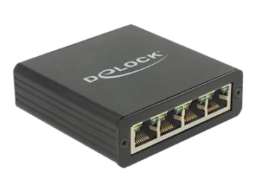 DELOCK Adapter USB3.0 Typ B -> 4x Gigabit LAN RJ45 Bu/Bu