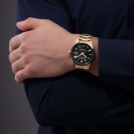 PIONEER PIONEER Gold 42mm Stainless Steel - Swiss Made