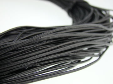 esnado Lederband 1,5 mm Schwarz – Echt Leder