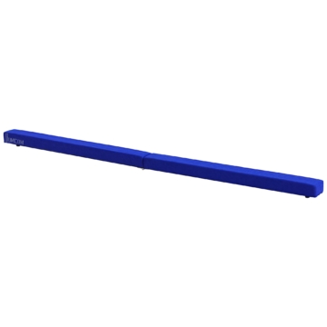 HOMCOM Schwebebalken Turnbalken klappbar für Indoor und Outdoor, 210 cm, bis 120 kg, Blau, ideal für Gymnastik & Training Aosom.de