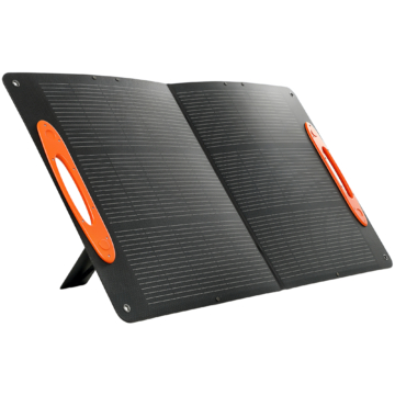 HOMCOM Solarladegerät 100W, faltbares Solarladegerät mit USB-A- und USB-C-Anschluss für schnelles Laden von Smartphones und Tablets, wasserdicht IP67, Schwarz Aosom