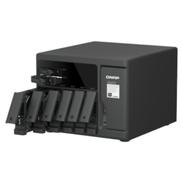 QNAP TVS-h877AX-R5-16G NAS Tower AMD Ryzen™ 5 16 GB DDR5 QNAP QTS Schwarz