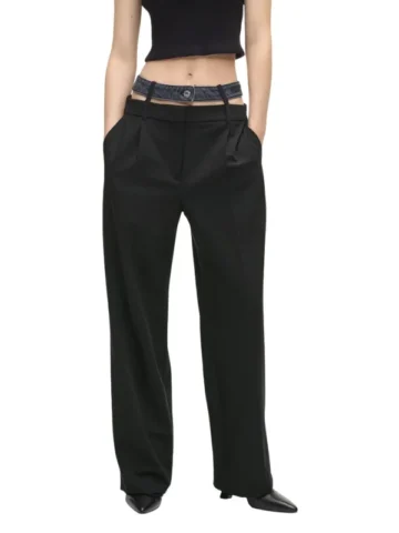 Karl Lagerfeld Jeans Damen Hose Schwarz 507676, Größe S