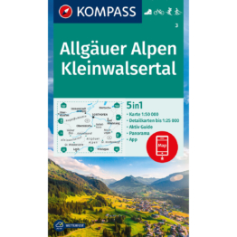 Kompass Verlag WK 3 Allgäuer Alpen - Kleinwalsertal