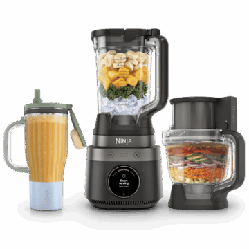 Ninja CrushBOSS 3-in-1-Küchensystem mit Food Processor und Becher – Onyx in Onyx | LB401EUBK | von SharkNinja