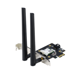 ASUS PCE-AX3000 PCIe-Karte Bluetooth 5.0 + Wi-Fi 6 AX3000 Dual-Band, 2x Antenn