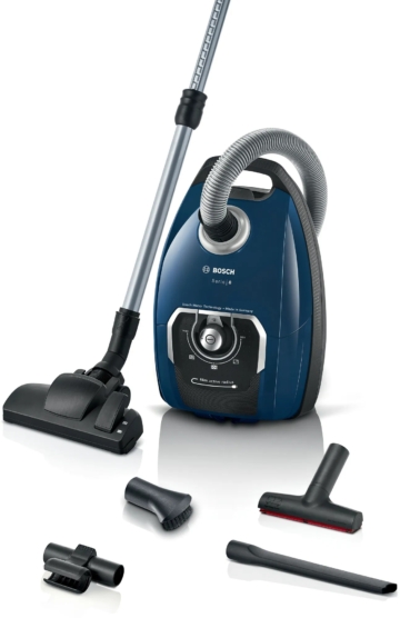 Bosch BGL8XPER Serie 8 Bodenstaubsauger mit Beutel blau