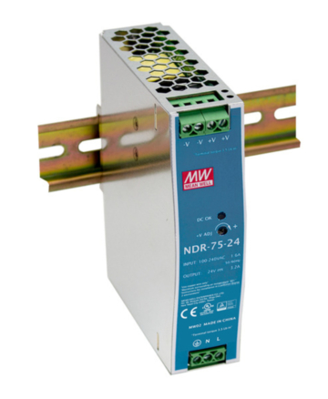 Industrial Ethernet Hutschienen-Netzteil 24V, 5A, 120W, Mean Well - 1 VPE = 20 St�ck